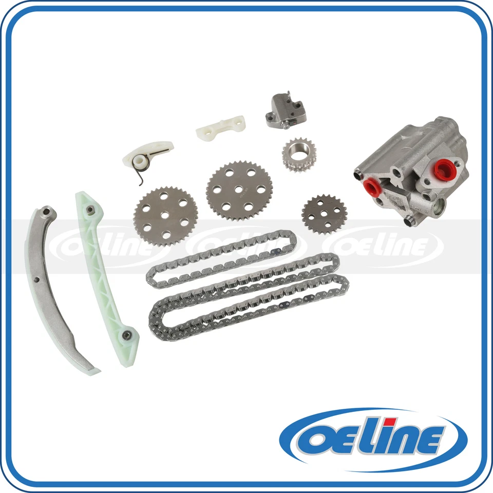Kit de cadena de distribución para 05-11 Ford Focus 2,0 L DOHC con bomba de aceite Foto 1 de 4