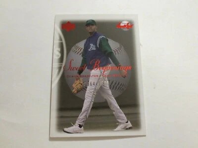 2001 Upper Deck Sweet Spot Sweet Beginnings Dewon Brazelton Card #141 #964/1500 - Image 1 of 2