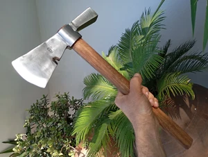 Hacha Tomahawk de colección hacha martillo garra quita clavos herramienta de techo antigua Steinemara - Imagen 1 de 22