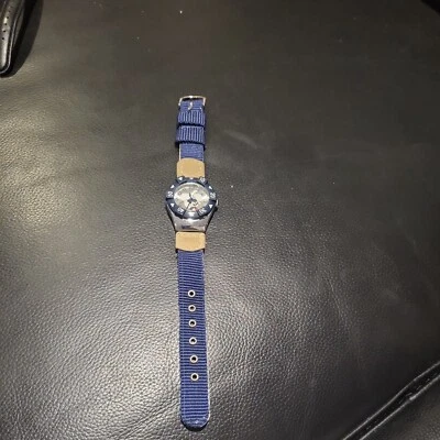 Collectable Mickey Mouse Watch Navy and Silver  - image 1 of 3