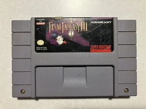 Final Fantasy III 1994 SNES Super Nintendo Clean & Tested Authentic & Saves - Picture 1 of 3