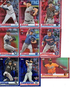 2019 Topps Opening Day Baseball Inserts and Blue Red Parallels Pick From List