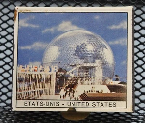 1967 EXPO NEW OLD STOCK MATCH BOX MINT CANADA WORLDS FAIR - Picture 1 of 4