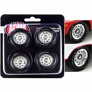 1/18 ACME Mopar Rally Wheel and Tire Set  A1806123RW Brand New In Stock