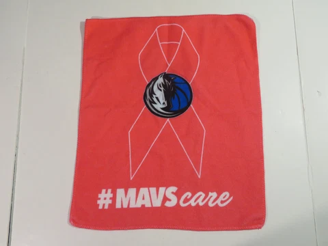 Dallas Mavericks BCA Breast Cancer Awareness Rally Towel Pink NBA Basketball Cover