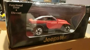 New-Ray Red Jeepster Diecast Car 1/32 Scale, New, Rare - Picture 1 of 4