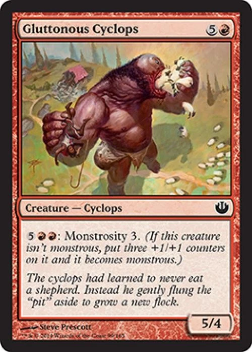 Gluttonous Cyclops -Foil Medium Play MTG Journey into Nyx - Image 1 of 1