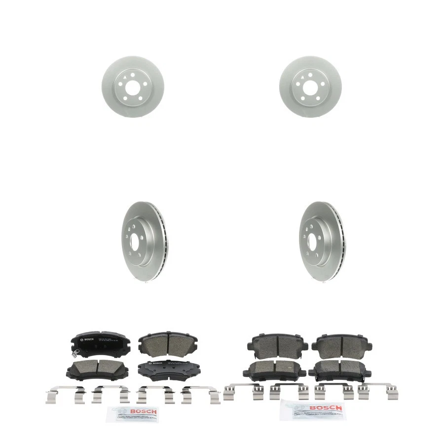 Bosch QuietCast Ceramic Brake Pad and Rotor Kit For 11-16 Chevrolet Malibu Foto 1 de 4