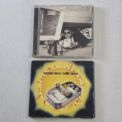 Beastie Boys Cds Ill Communication & Hello Nasty CD Lot 1994 1998 Grand Royal Foto 1 de 4