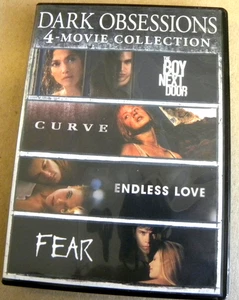 MCA 2021 DARK OBSESSIONS 4 Movie Set Boy Next Door CURVE + 4 discs DVD set qq NM - Imagen 1 de 5