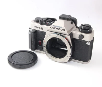 Olympus OM-4T 35mm SLR Film Camera Body Titanium From Japan - Image 1 of 4