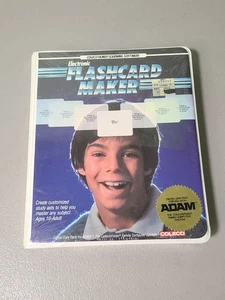 Electronic Flashcard Maker (Coleco Adam 1984) ColecoVision Software NEW Sealed - Picture 1 of 4