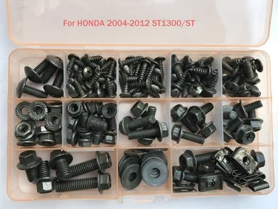 Fairing Bolts Bodywork Screws Kit Nuts For HONDA 2004-2012 ST1300/ST1300A Q - Image 1 of 4