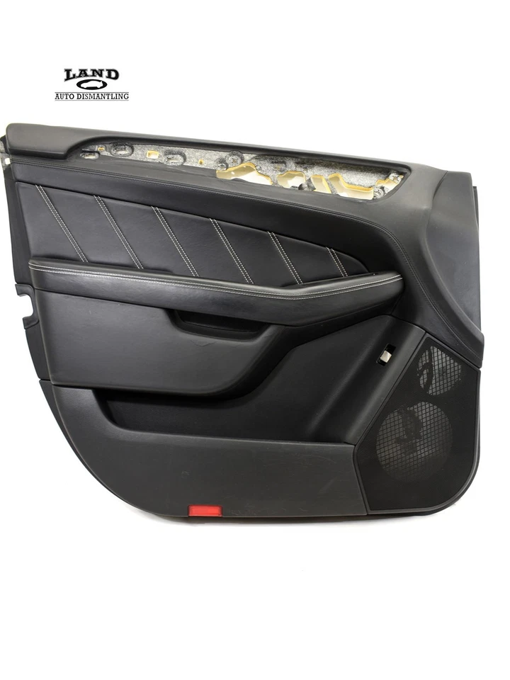 MERCEDES X166 GL/ML-CLASS LEFT FRONT LEATHER DOOR PANEL COVER BLACK AMG - Image 1 of 4