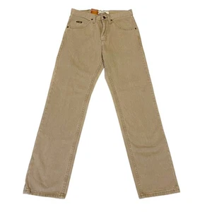 Pantalones de mezclilla Lee beige para hombre | Vintage calce regular pierna recta diseñador beige W30 L32 - Imagen 1 de 4