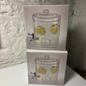 Artland Stackable Beverage Servers Brand New In Box Two Boxes Very Versatile - Picture 1 of 5