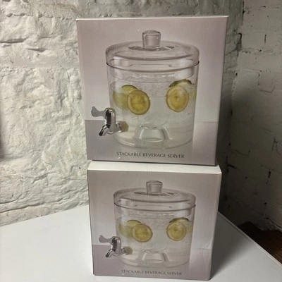 Artland Stackable Beverage Servers Brand New In Box Two Boxes Very Versatile - Image 1 of 4