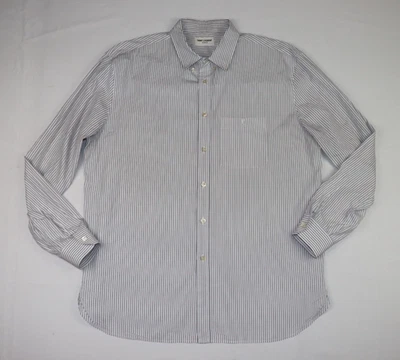 Camisa Saint Laurent Paris Para Hombre Talla 42/16.5 Manga Larga Botón Delantero Foto 1 de 4