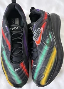 Scarpe sneakers Nike Air Max 720 uomo colore nero strisce AO2924023 TAGLIA 13 NO SCATOLA - Foto 1 di 9
