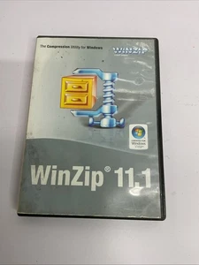 Rare COREL Winzip 11.1 Software CD Windows Vista Good Used With Code - Picture 1 of 2