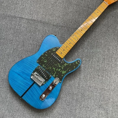 Guitarra Eléctrica Personalizada Prince Mad Cat TL Azul Superior Llamada Cuerpo Sólido Foto 1 de 4