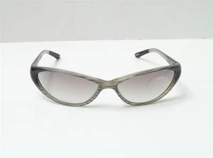 ANGEL BY ANARCHY WOMENS RETRO WRAP SUNGLASSES BABY CAVIAR BLACK OLIVE STRIPE NIB - Picture 1 of 5