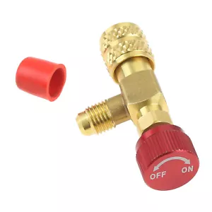 Válvula de control de flujo de válvula adaptador de seguridad R410A válvula de control de flujo válvula 1/4"" macho 5/16"" hembra - Imagen 1 de 6