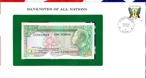 Banconote di tutte le nazioni Sao Tome P-60 100 Dobras 1989 AUNC AD5612213 - Foto 1 di 4