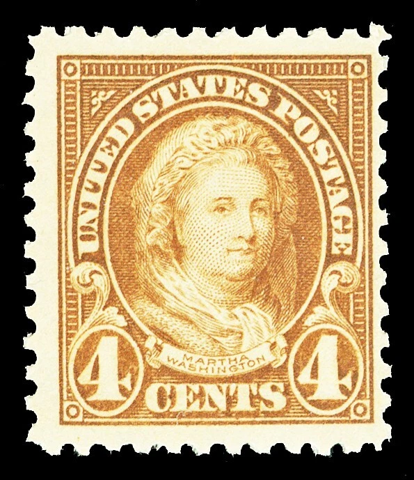 Scott 556 1923 4c Martha Washington Perf 11 Mint F-VF OG LH Cat $16 - Image 1 of 1