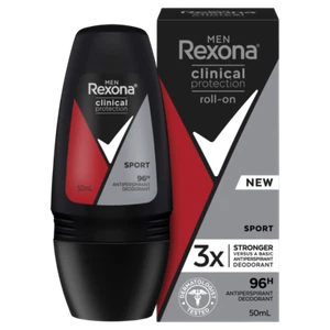 Rexona Men Clinical Protection Sport Roll-On 50mL Antiperspirant Deodorant 96H - Picture 1 of 4