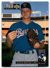 1993 COLLECTOR'S CHOICE STEVE DREYER RC TEXAS RANGERS #5