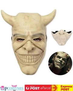 Horror The Black Phone Mask Cosplay Scary Grabber Evil Killer Halloween - Picture 1 of 6