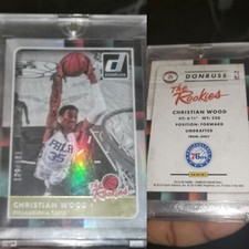 2015-16 Donruss The Rookies Christian Wood 136/199 Rc Silver Holo Foil