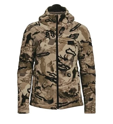 Under Armour Rut Windproof Microfleece Barren Camo Jacket Women Size XXL - Image 1 of 4