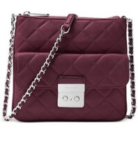 michael kors sloan large quilted shoulder bolsa