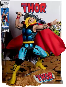 Mcfarlane Toys - Marvel Thor 1:6Th Scale Collectible with Scene & Comic (The Mig - Picture 1 of 12