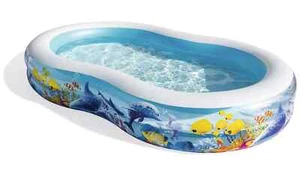 Bestway Inflatable Pool 9ft Ocean Lagoon Kids Garden Paddling Pool 9604933 U PR - Picture 1 of 3