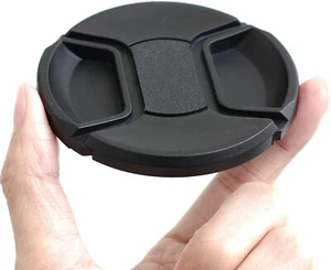 82mm Snap on Front Lens Cap For Nikon Canon Sony Pentax Lenses - Picture 1 of 2