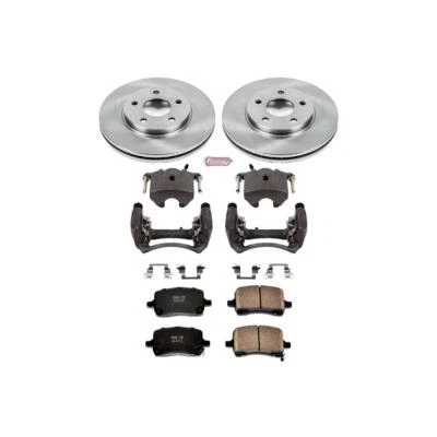 Kit de frenos de disco PowerStop - Delantero - Se adapta a Chevrolet Malibu 2004-2008, Pontiac G6 2 Foto 1 de 4