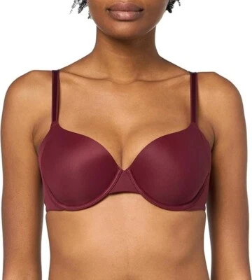 Warners Seamless Comfort Underwire Lightly Lined 3061 Pinot Noir 38C NWT - Image 1 of 2