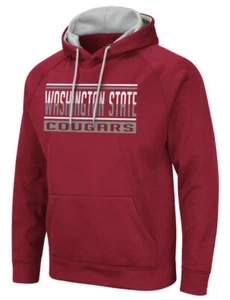 NCAA Men's Washington State Cougars Red Pullover Hoodie Sweatshirt Size Medium M - Picture 1 of 4