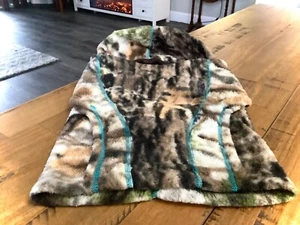 WOMANS CAMO CABELAS FLEECE CAMOUFLAGE HUNTING SKI FULL FACE MASK w/PONYTAIL HOLE - Picture 1 of 11