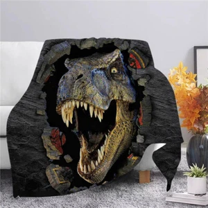 Dinosaurier Der Bestie Decke Schlafzimmer Rest Sofa Dicke Decke Bettwäsche Quilt - Bild 1 von 8