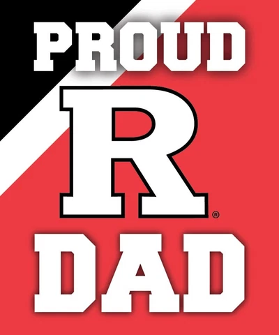 PROUD RUTGERS SCARLET KNIGHTS DAD MAGNET-PROUD RUTGERS DAD CAR MAGNET Cover