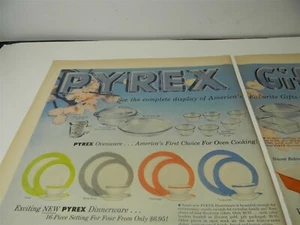 Vintage 1950s Pyrex Gift Fair 2 Page Print Ad 5G1 - Picture 1 of 6