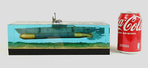 Diorama sous-marin 1/35 construit à l'échelle de l'eau modèle peint construit époxy