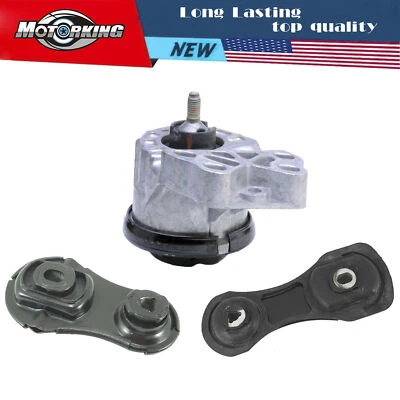 Juego de montaje de motor de calidad superior 3 piezas para Lincoln MKS MKT 2010-2016 3,5 L Foto 1 de 4