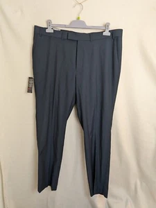 TU Herren Formal Hose Gr. 38 W 31 L Slim Fit Blau mit Stretch Anzughose Neu - Bild 1 von 10