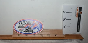 Racing contingency stickers decals Rivera Eng. from NHRA /AHDRA /NASCAR  H1 - Picture 1 of 1