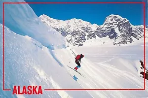 Cartolina Sci Sci ALASKA MT DENALI PARCO NAZIONALE - Foto 1 di 1